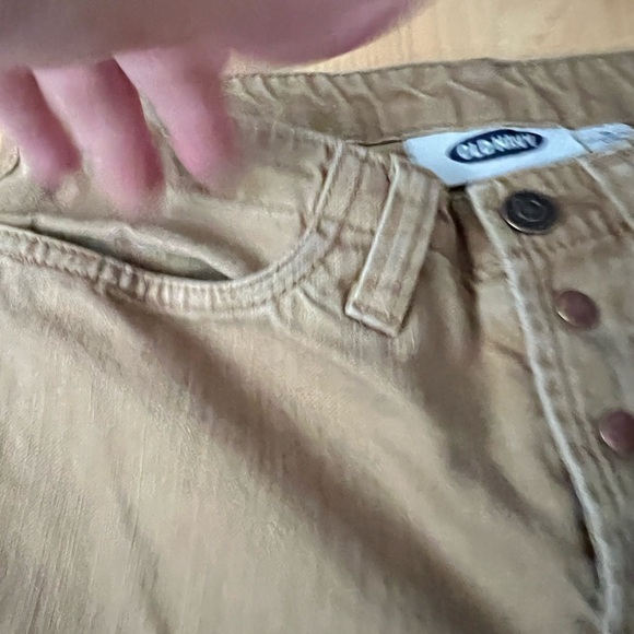 Old Navy Women’s Sz 2 Vintage Tan Denim Jeans Pants Button Fly - Picture 6 of 8